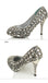 Sparkly Crystal High Heels Pointed Toe Rhinestone Wedding Bridal Shoes, S023