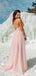 A-line Deep V Neck Sleeveless Cheap Prom Dresses, Sweet 16 Prom Dresses, 12434