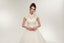 Vestidos de novia baratos con cuentas de encaje de una línea de cuello alto en línea, vestidos de novia baratos, WD569