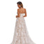 Champagne A-line Sweetheart Handmade Lace Wedding Dresses,WD799