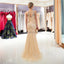 Scoop scintillant strass perlé sirène robes de bal de soirée, robes de soirée de bal, 12033