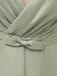 Short Sleeves Μήκος Chiffon Sofa Πράσινο Φτηνά Φτηνά Φορέματα Παράνυφος Σε Απευθείας Σύνδεση, WG587