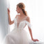Robe de mariée pas chère à épaules dénudées simple en ligne, Robes de mariée pas chères, WD573