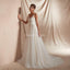 V Neck Lace A-ligne robes de mariée pas cher en ligne, robes de mariée uniques, WD580