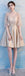 Robes de demoiselle d'honneur personnalisées bon marché en dentelle courte dépareillées en ligne, WG501