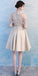 Lace Misincompatíveis Short Cheap Custom Bridesmaid Vestidos Online, WG500
