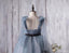 Dusty Blue Tulle Flower Girl Dresses, A-line Little Girl Dresses, Affordable Junior Bridesmaid Dresses, FG056