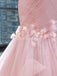Sweetheart Mermaid Peach Ruffles Fleur Soirée Robes de bal, Robes de bal soirée, 12256