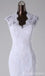 High Neckline See Through Lace Mermaid Wedding Bridal Dresses, Custom Made Wedding Dresses, Affordable Wedding Bridal Gowns, WD251