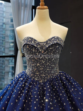 Paillettes Sweetheart Perles Long de la Soirée, Robes de Bal, Soirée Robes de Bal, 12257