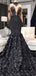 Λαιμόκοψη Λαιμόκοψη Λαιμόκοψη A-line Φθηνά Μακρυμάνικα Φορέματα, Βραδινά Φορέματα, 12350