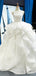 Scoop Ball Gown Lace Bodice Ruffles Φθηνά νυφικά σε απευθείας σύνδεση, φθηνά νυφικά, WD622