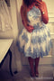 Μπλε Δαντέλα Προκλητικός Δείτε Μέσω Short Homecoming Prom Φορέματα, Οικονομικά Σύντομο Κόμμα Χορό Γλυκό 16 Φορέματα, Τέλεια Homecoming Φορέματα Κοκτέιλ, CM368