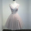 Β Neckline Δαντελλών Short Homecoming Prom Φορέματα, Οικονομικά Σύντομο Κόμμα Χορό Γλυκό 16 Φορέματα, Τέλεια Homecoming Φορέματα Κοκτέιλ, CM376