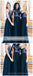 Cheap Mismatched Navy Sequin Custom Long Bridesmaid Dresses, WG232