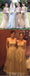 Sexy Unique Lace Long Wedding Bridesmaid Dresses, BD0002