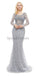 Μακρυμάνικα δαντέλα με δαντέλα, γοργόνα, βραδινά φορέματα Prom, βραδινά φορέματα, 12045