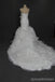 Sweetheart Strapless Organza Mermaid Wedding Dresses, Custom Made Wedding Dresses, Cheap Wedding Gowns, WD210