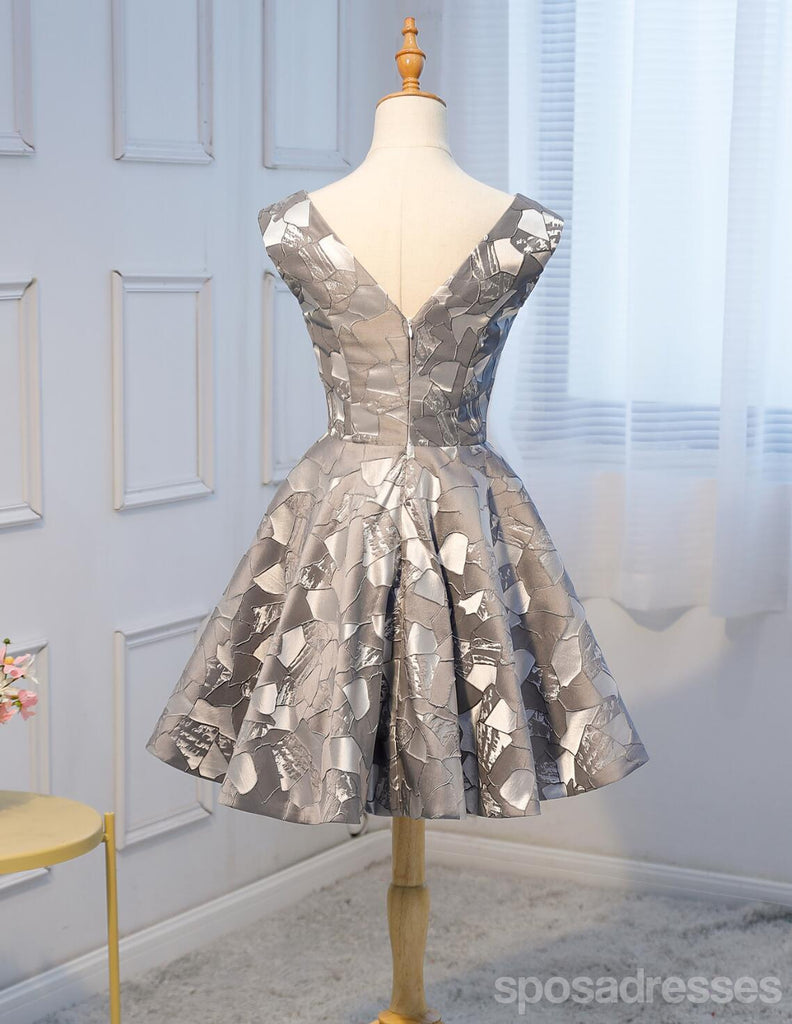 Unique Grey Billig Kurze Homecoming Dresses Online, CM665