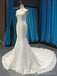 Robes de mariée sirène en dentelle chérie en ligne, robes de mariée pas chères, WD621