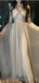 Manches à manches longues Tulle Long Soirée Longue Prom Dresses, Cheap Custom Sweet 16 robes, 18568