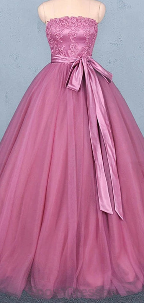 Trägerloses heißes rosa Ballabendkleid preiswerte Abendhigh-School-Ballkleider, Abendparteihigh-School-Ballkleider, 12150