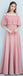 Dusty ροζ μήκος δαπέδου ακατάλληλα απλά φθηνά φορέματα παράνυμφων σε απευθείας σύνδεση, WG518