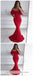 Απλό Κόκκινο Off Shoulder Μακριά Βραδινά Φορέματα, Φτηνά Γλυκά 16 Φορέματα, 18315