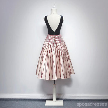 Casual Backless Black Bodice Sexy Homecoming Prom Dresses, Προσιτό κοντό πάρτι Prom Sweet 16 φορέματα, τέλεια κοκτέιλ Homecoming, CM340