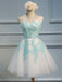 Sweetheart Green Lace Homecoming Prom Dresses, Affordable Sweet 16 Dresses, CM355