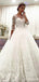 Lacet bon marché Perlé Une ligne Longues Robes de mariée de Manche En ligne, WD423