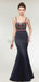 Spaghetti Straps Μαύρα Γοργόνα Μακρινά Φορέματα, Βραδινά Φορέματα, 12018