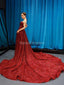 Sweetheart Red Sequin Sparkly Long Βραδινά Φορέματα Prom, Βραδινά Φορέματα Prom Party, 12231