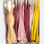Vestidos de dama de honor baratos y sexy de sirena marrón en línea, WG570