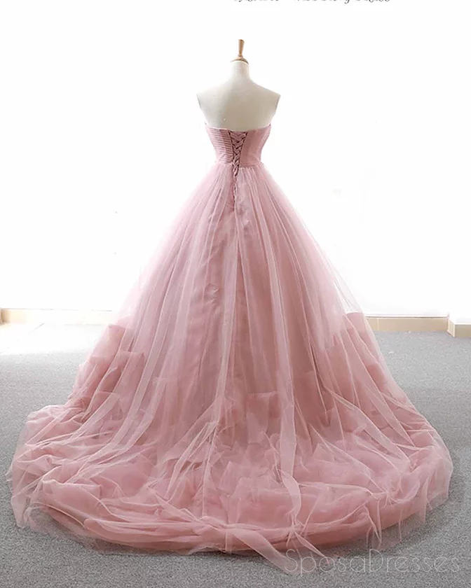 Γλυκιά μου Dusty ροζ χέρι made λουλούδι μακρύ βράδυ prom φορέματα, φτηνά custom γλυκό 16 φορέματα, 18513