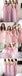 Rosa Spitze Tüll Lange Brautjungfer Kleider, nicht Übereinstimmende Benutzerdefinierte Lange Brautjungfer Kleider, Billige Brautjungfer Kleider, BD002
