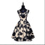 Μαύρη Δαντέλα Σπαγγέτι Λουριά Χαριτωμένο Homecoming Prom Φορέματα Φτηνές Κοκτέιλ Φορέματα, CM343