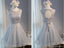 Sexy Dos Ouvert Gris Dentelle Perlée Homecoming Robes de Bal Abordables de soirée Courte Robes de Bal, Parfait Robes de bal, CM286