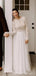 Robes de mariée pas chères à manches longues en ligne, Robes de mariée uniques à bas prix, WD607