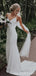 Simple Sirena Correas de Espagueti Barato Vestidos de Novia en Línea, Barato Vestidos de Novia, WD628