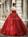 Chérie Paillettes Rouge de Bal Robe de Soirée, Robes de Bal, Soirée Robes de Bal, 12263