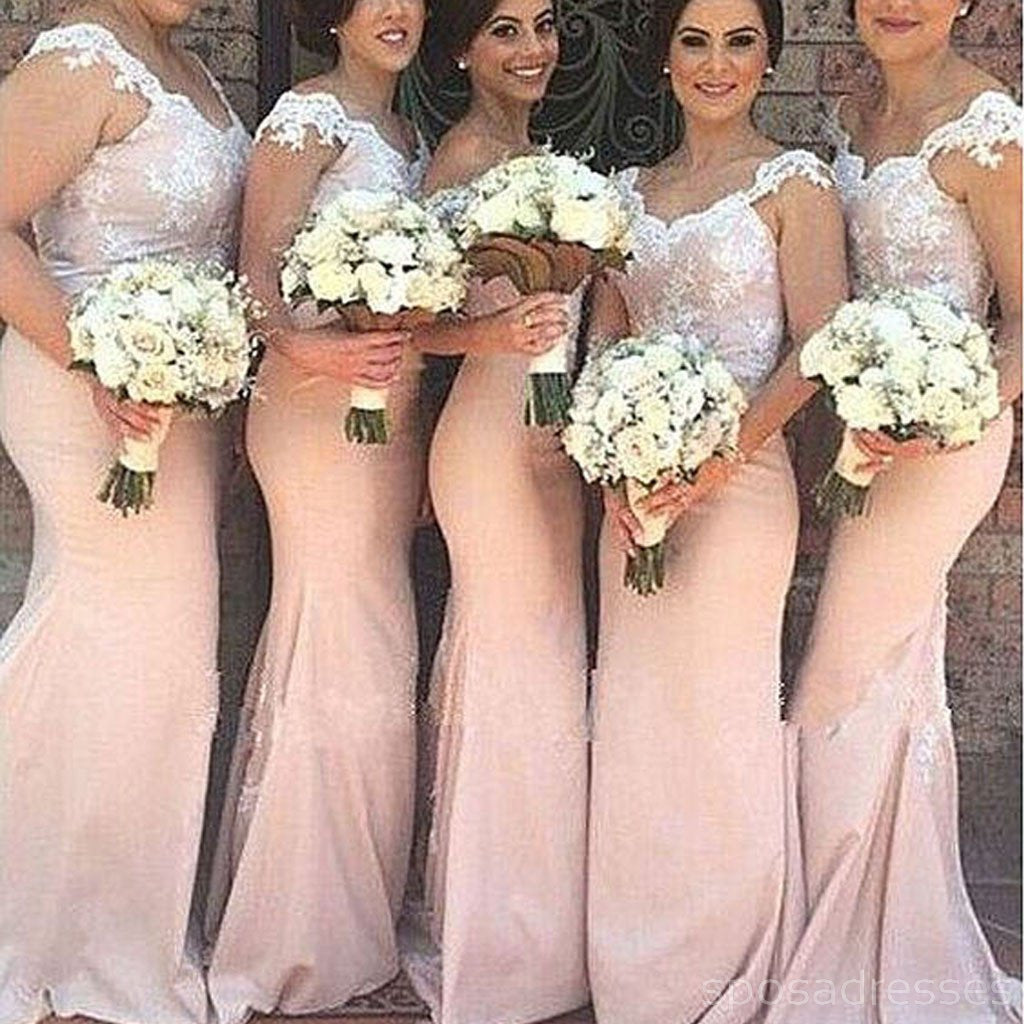 Γοητευτική γοργόνα με δαντέλα ώμου σε σέξι μακρά γαμήλια φορέματα γάμου, WG24