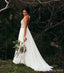Halter Strassstone Perled A-line Robes de mariée bon marché en ligne, robes de mariée uniques bon marché, WD604