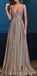 Spaghetti Straps Sparkly Long Evening Prom Dresses, Cheap Custom Sweet 16 Dresses, 18560