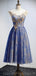 Σέσουλα Μανίκια Καπ Χρυσό Πούλιες Φτηνές Φορέματα Homecoming σε απευθείας Σύνδεση, Φθηνά Σύντομη Φορέματα Prom, CM764
