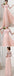 Πιο δημοφιλή Junior Μισό Μανίκι Top Seen-Through Lace Prom Dress Blush Pink Long Bridesmaid Dresses, WG27