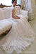 Καπάκι Μανίκι Δαντέλα Φορέματα Ενός γραμμών Γάμου, Το 2017 Μεγάλη Έθιμο Γαμήλιες Εσθήτες, Προσιτές Νυφικά Φορέματα, 17095