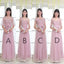 Δεν ταιριάζουν Κομψό Σκονισμένο Ροζ Μαλακό Τούλι Μακρά Φορέματα Παράνυμφων, η Φτηνή Συνήθεια Μακριά Φορέματα Παράνυμφων, Οικονομικά Παράνυμφος Φορέματα, BD013
