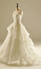 Από τα μακριά γαμήλια φορέματα ουρών δαντελλών Λαιμόκομματος ώμων Β, επί παραγγελία γαμήλια φορέματα, φτηνές γαμήλιες εσθήτες, WD219