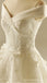 Vestidos de novia de cola larga con cuello en V y hombros descubiertos, vestidos de novia por encargo, vestidos de novia baratos, WD219